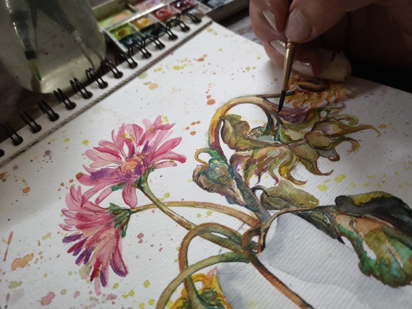 Pintura en acuarela